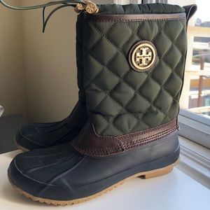 Tory Burch Quilted rain boots